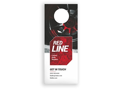 Door on sale hangers printing